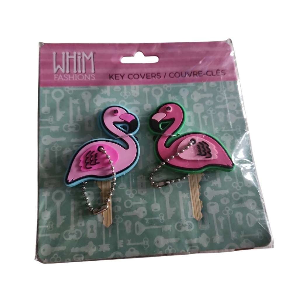 WHIM Fashions Flamingo Key Cover Set NEW